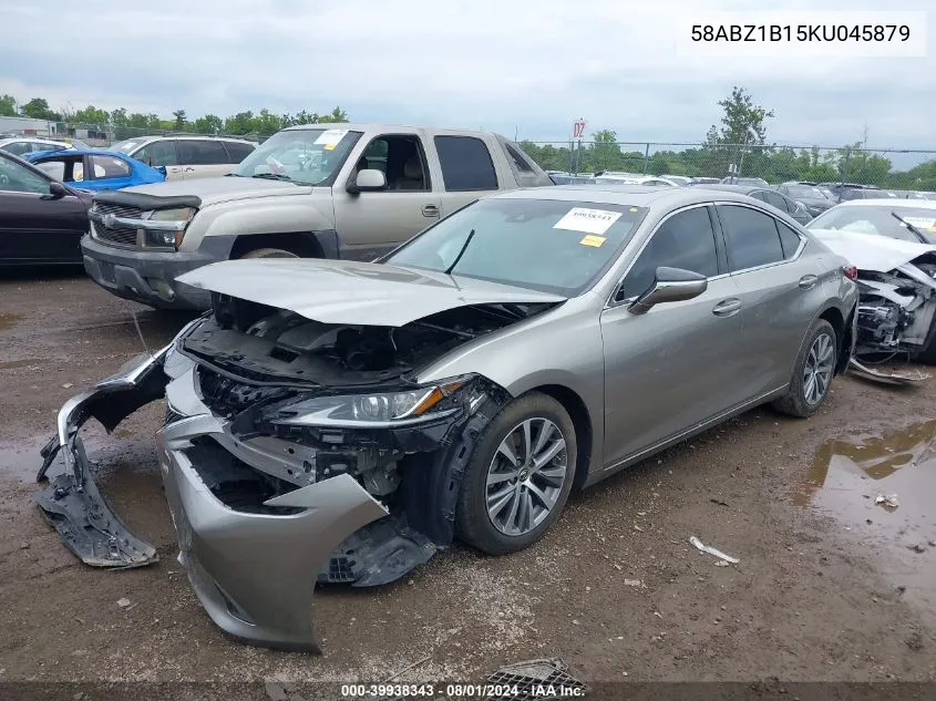 2019 Lexus Es 350 VIN: 58ABZ1B15KU045879 Lot: 39938343