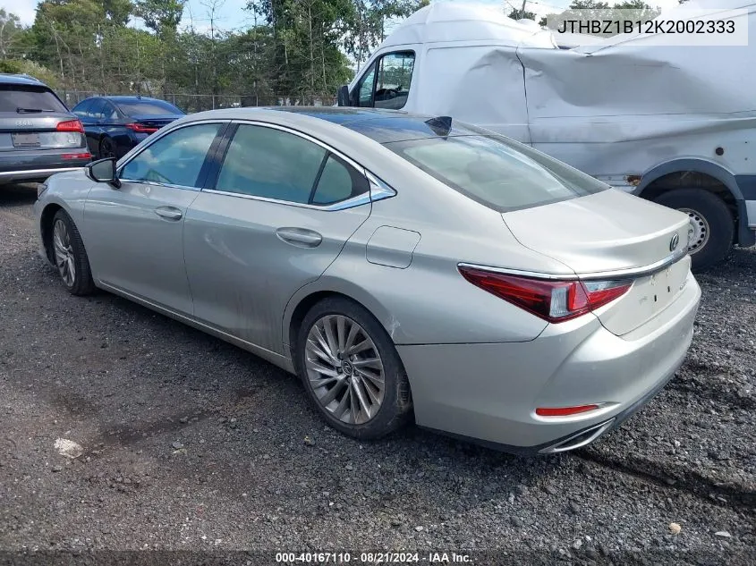 2019 Lexus Es 350 Luxury VIN: JTHBZ1B12K2002333 Lot: 40167110