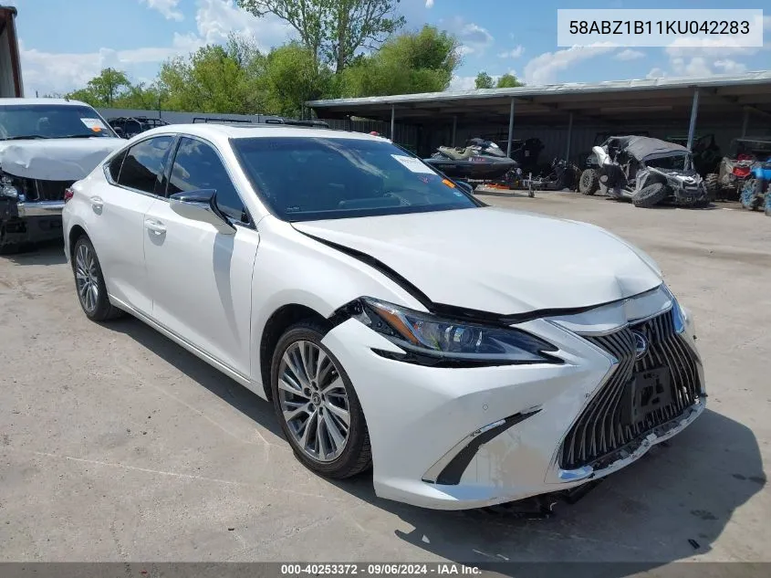 2019 Lexus Es 350 VIN: 58ABZ1B11KU042283 Lot: 40253372