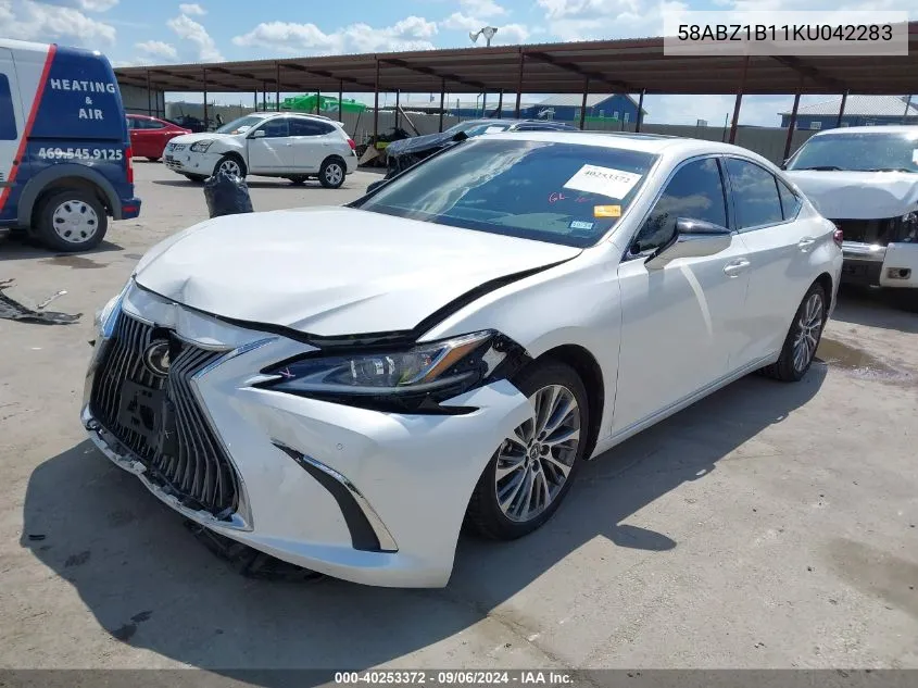 2019 Lexus Es 350 VIN: 58ABZ1B11KU042283 Lot: 40253372