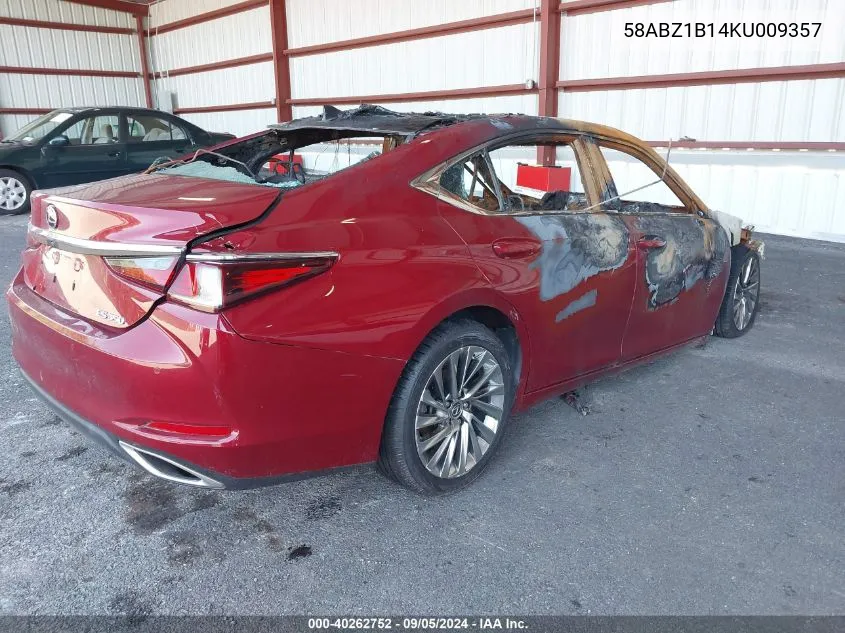 2019 Lexus Es 350 Luxury VIN: 58ABZ1B14KU009357 Lot: 40301820