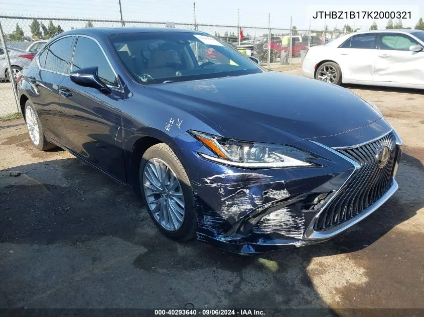 2019 Lexus Es 350 VIN: JTHBZ1B17K2000321 Lot: 40293640