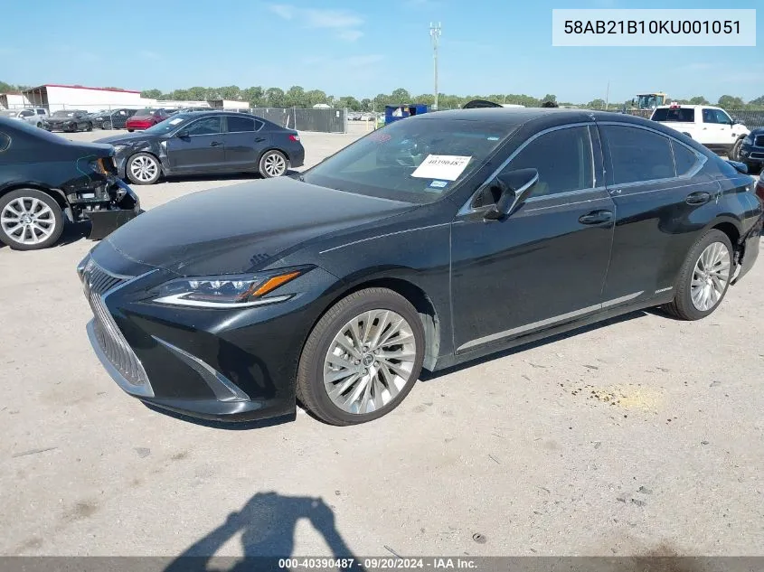 58AB21B10KU001051 2019 Lexus Es 300H Ultra Luxury