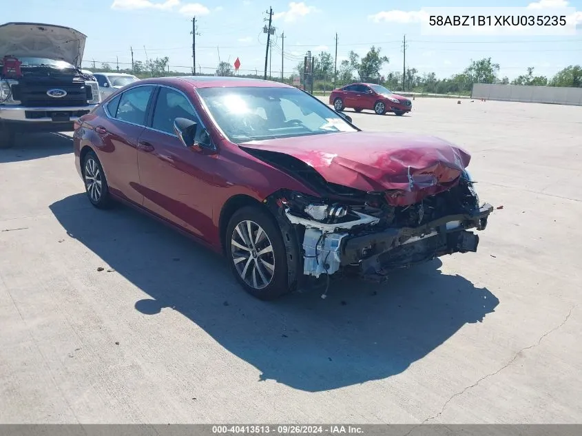 2019 Lexus Es 350 VIN: 58ABZ1B1XKU035235 Lot: 40413513