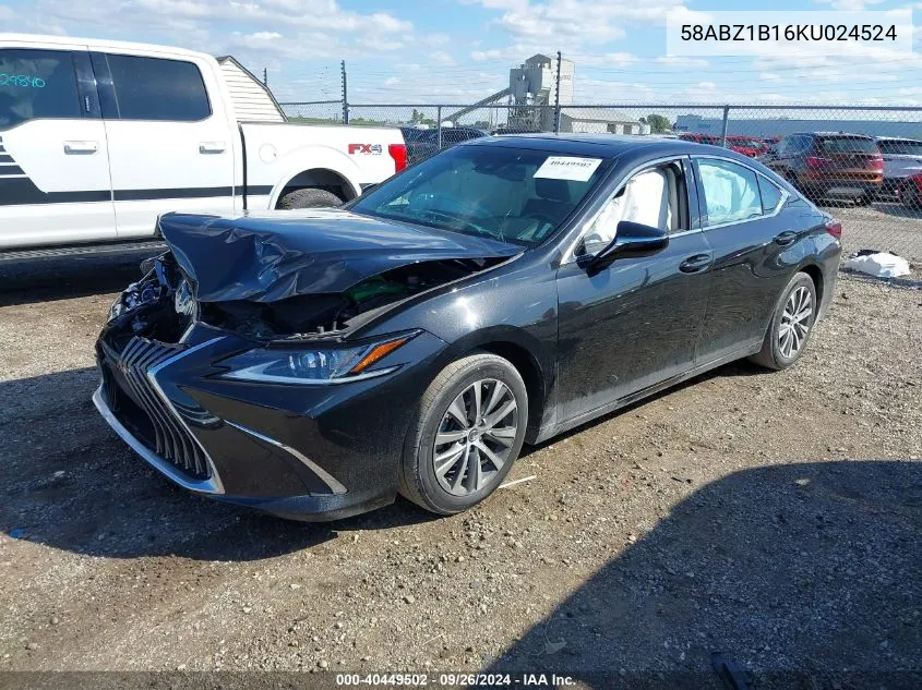 2019 Lexus Es 350 Signature VIN: 58ABZ1B16KU024524 Lot: 40449502