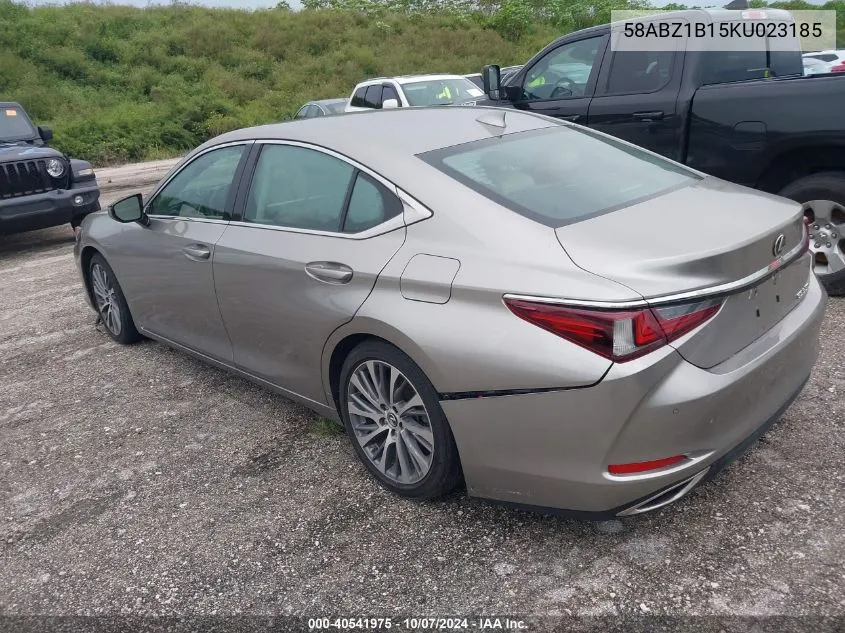 2019 Lexus Es 350 VIN: 58ABZ1B15KU023185 Lot: 40541975