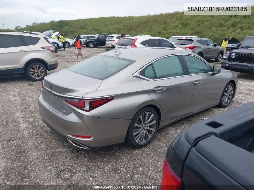 2019 Lexus Es 350 VIN: 58ABZ1B15KU023185 Lot: 40541975