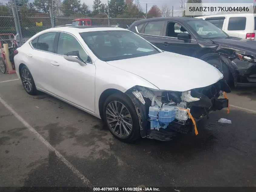 2019 Lexus Es 350 VIN: 58ABZ1B17KU044846 Lot: 40799735