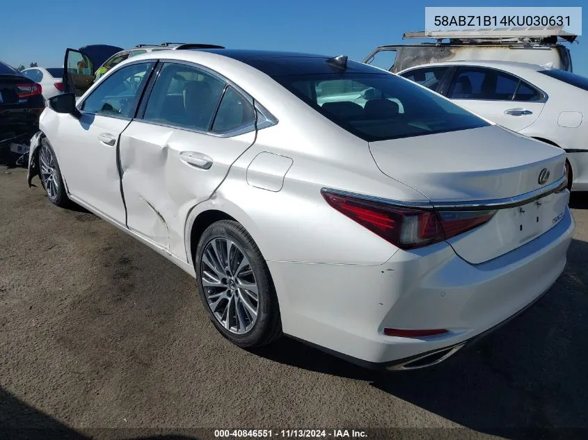 58ABZ1B14KU030631 2019 Lexus Es 350