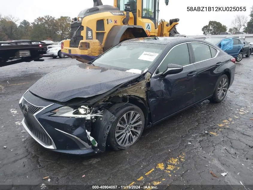 2019 Lexus Es 350 VIN: 58ABZ1B12KU025055 Lot: 40904057