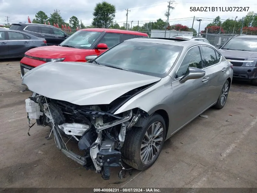 58ADZ1B11LU072247 2020 Lexus Es 350