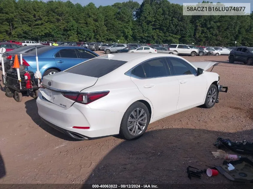 2020 Lexus Es 350 VIN: 58ACZ1B16LU074877 Lot: 40063822