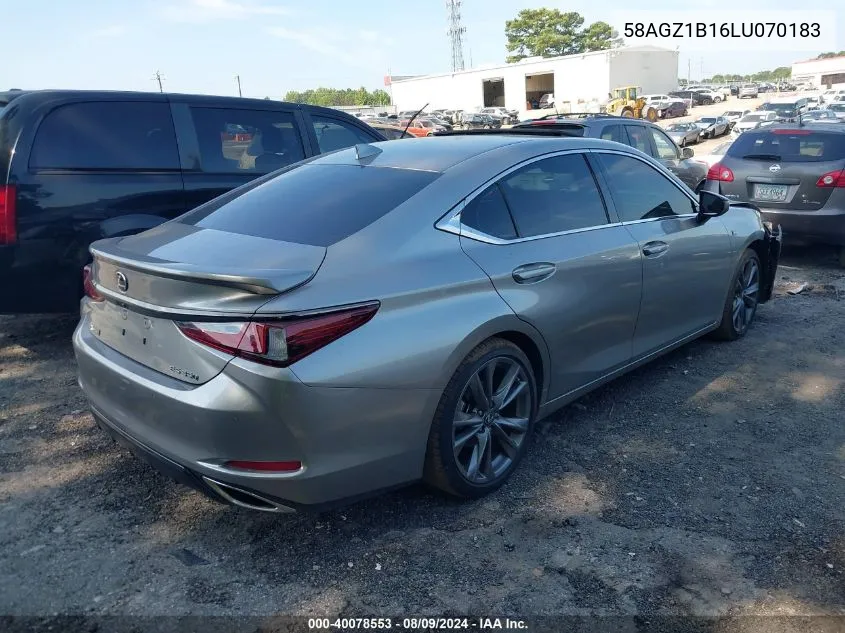 58AGZ1B16LU070183 2020 Lexus Es 350 F Sport