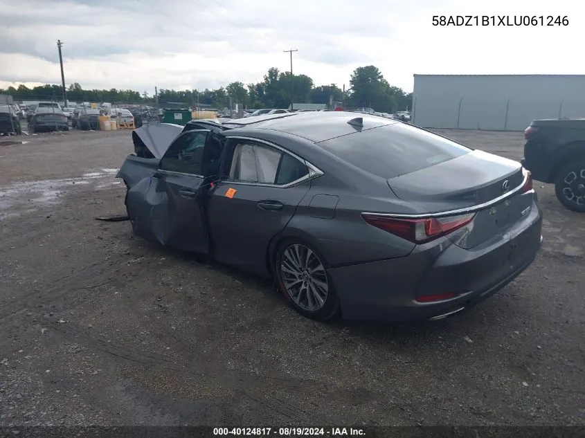 2020 Lexus Es 350 VIN: 58ADZ1B1XLU061246 Lot: 40124817