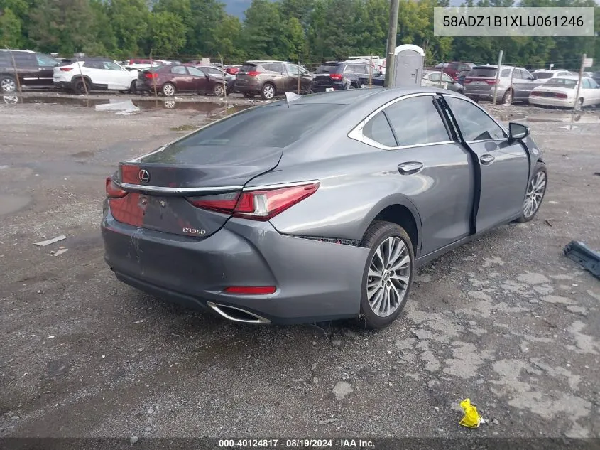 2020 Lexus Es 350 VIN: 58ADZ1B1XLU061246 Lot: 40124817