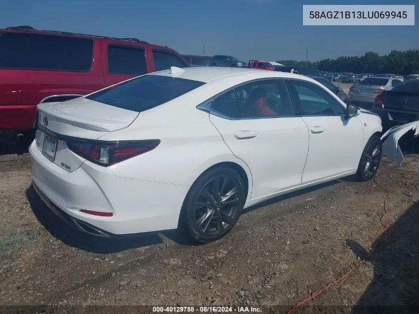 2020 Lexus Es 350 F Sport VIN: 58AGZ1B13LU069945 Lot: 40129788