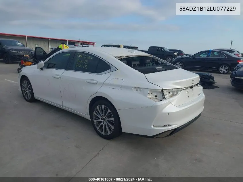 2020 Lexus Es 350 350 VIN: 58ADZ1B12LU077229 Lot: 40161007