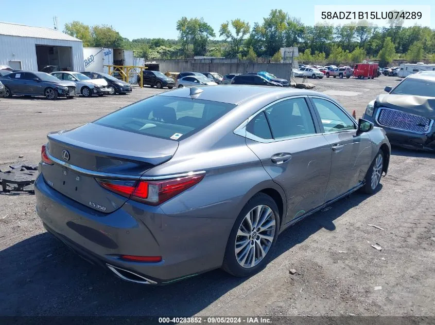 58ADZ1B15LU074289 2020 Lexus Es 350