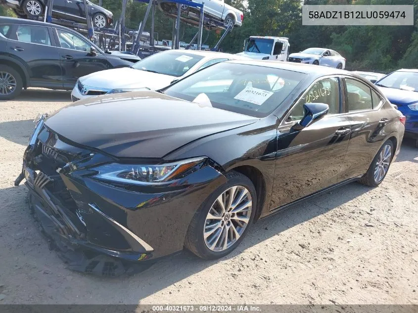 2020 Lexus Es 350 VIN: 58ADZ1B12LU059474 Lot: 40321673