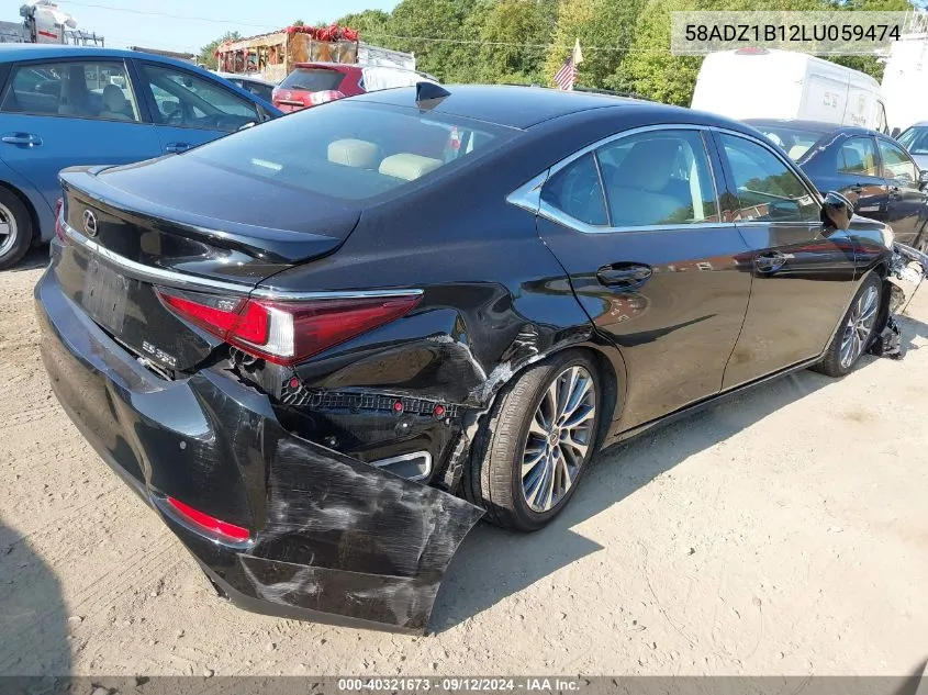 2020 Lexus Es 350 VIN: 58ADZ1B12LU059474 Lot: 40321673