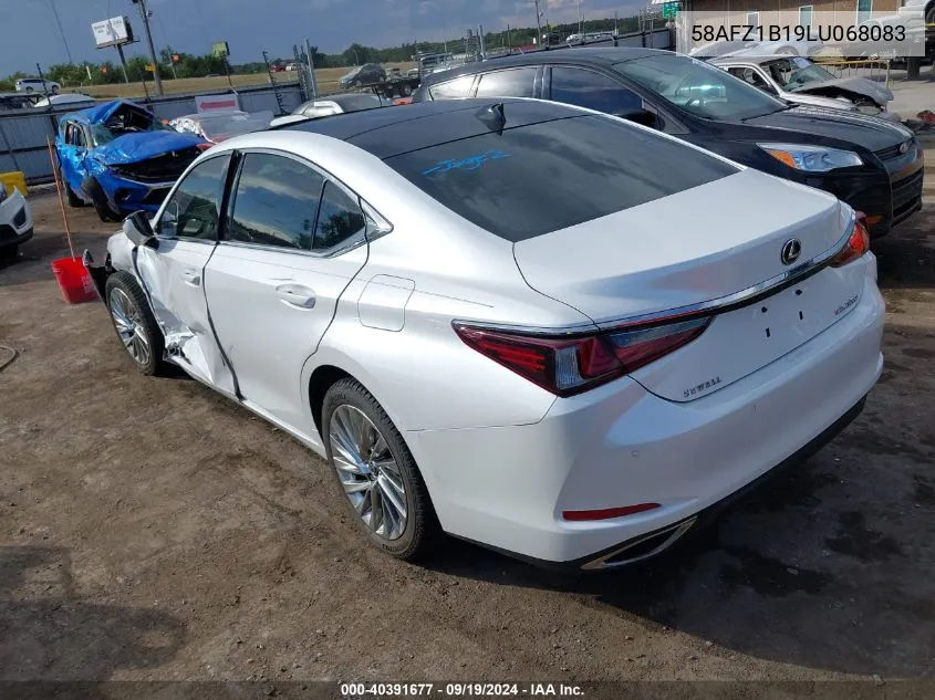 2020 Lexus Es 350 Ultra Luxury VIN: 58AFZ1B19LU068083 Lot: 40391677