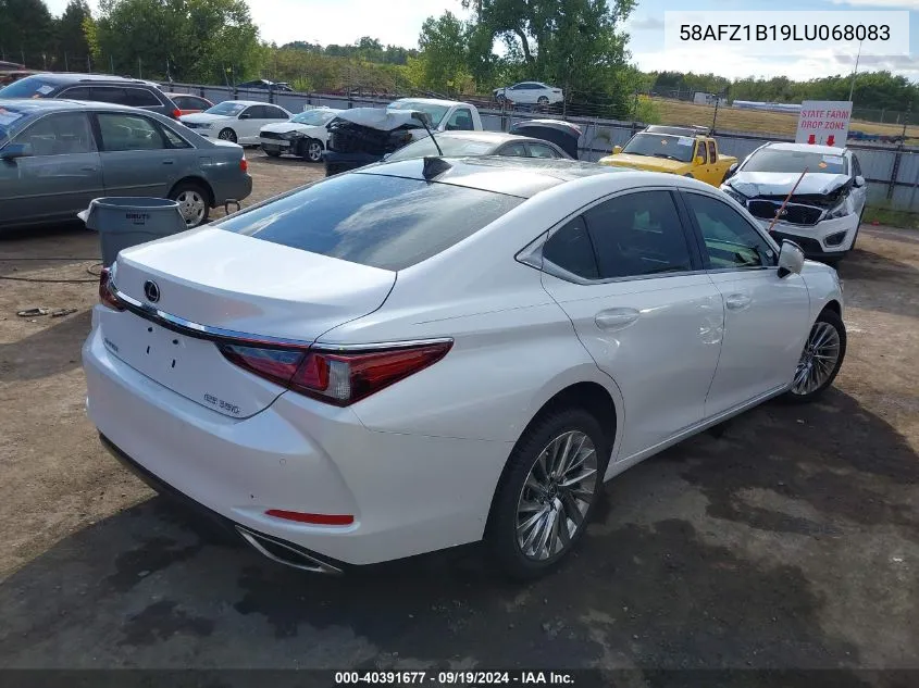 2020 Lexus Es 350 Ultra Luxury VIN: 58AFZ1B19LU068083 Lot: 40391677