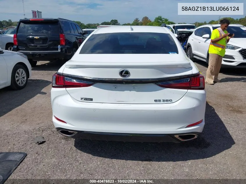 2020 Lexus Es 350 F Sport VIN: 58AGZ1B13LU066124 Lot: 40476823