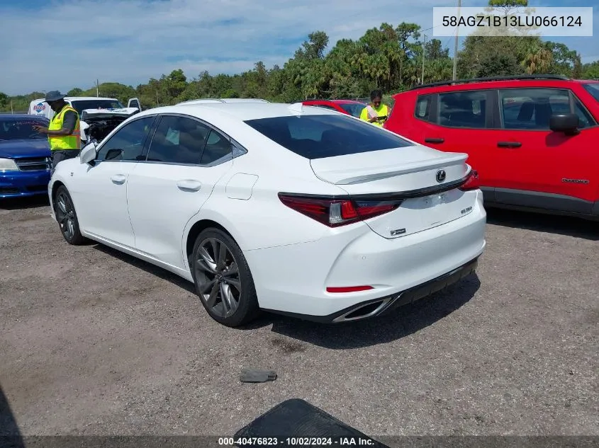 2020 Lexus Es 350 F Sport VIN: 58AGZ1B13LU066124 Lot: 40476823