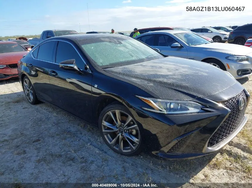 2020 Lexus Es 350 F Sport VIN: 58AGZ1B13LU060467 Lot: 40489006