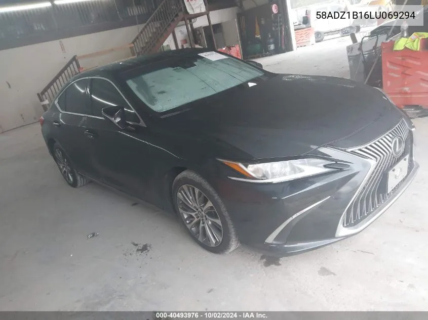 2020 Lexus Es 350 VIN: 58ADZ1B16LU069294 Lot: 40493976