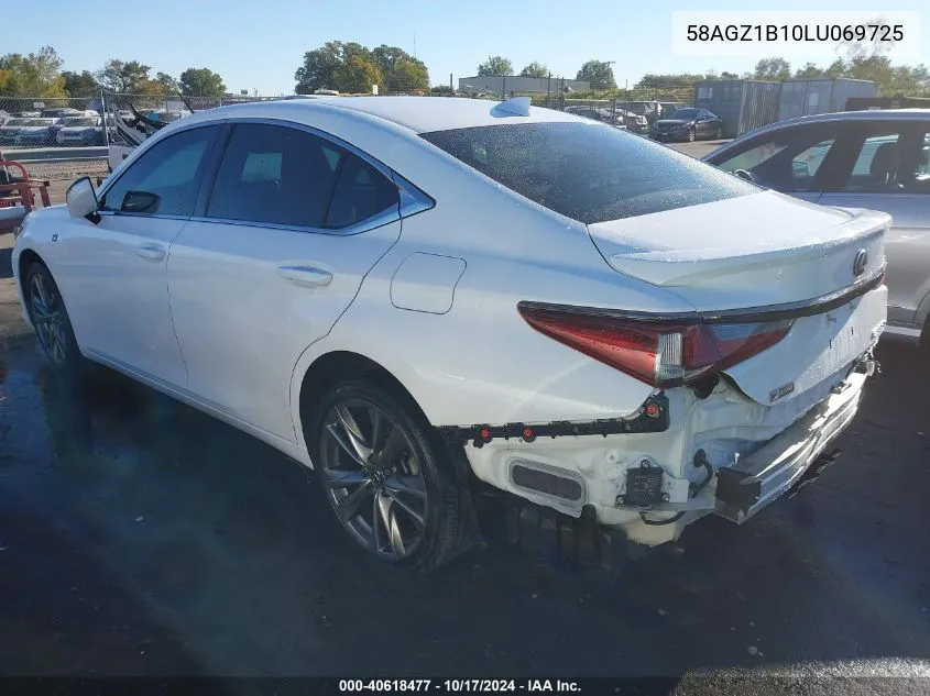 2020 Lexus Es 350 F Sport VIN: 58AGZ1B10LU069725 Lot: 40618477