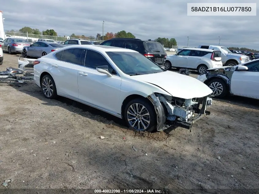 2020 Lexus Es 350 VIN: 58ADZ1B16LU077850 Lot: 40822098