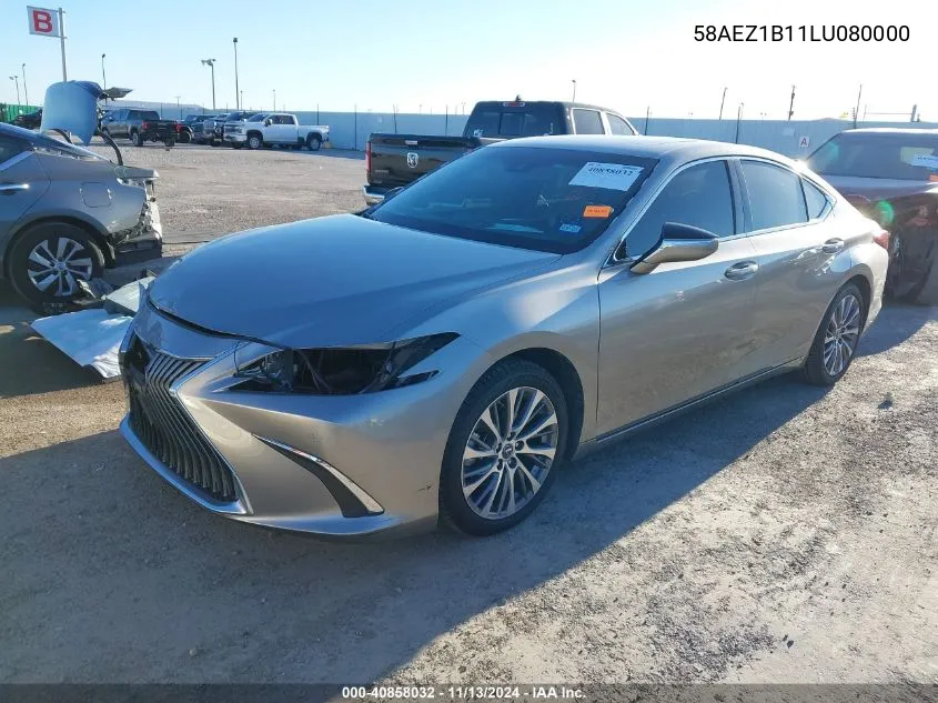 2020 Lexus Es 350 Luxury VIN: 58AEZ1B11LU080000 Lot: 40858032