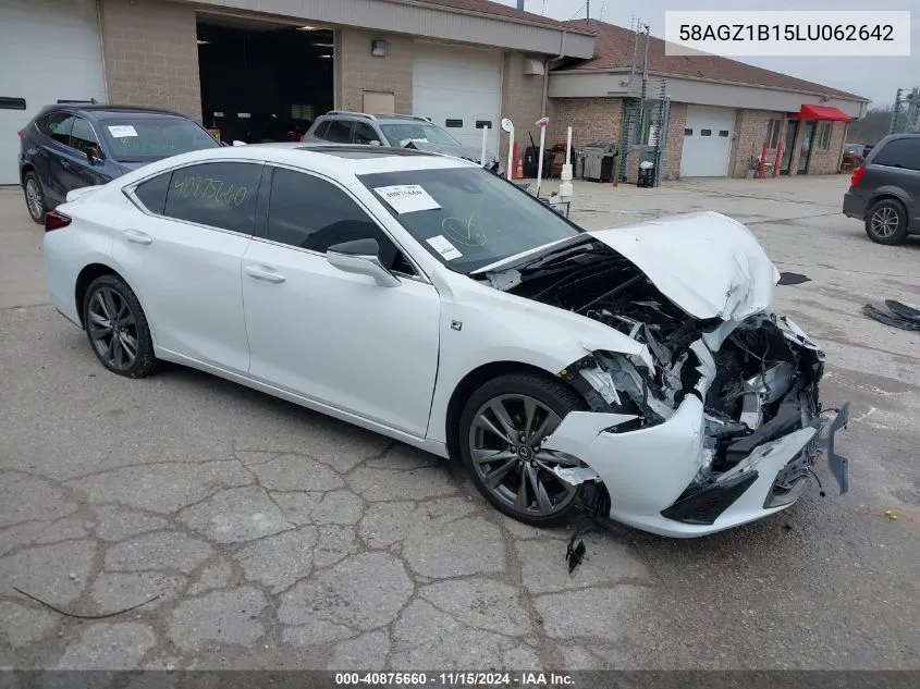 2020 Lexus Es 350 F Sport VIN: 58AGZ1B15LU062642 Lot: 40875660