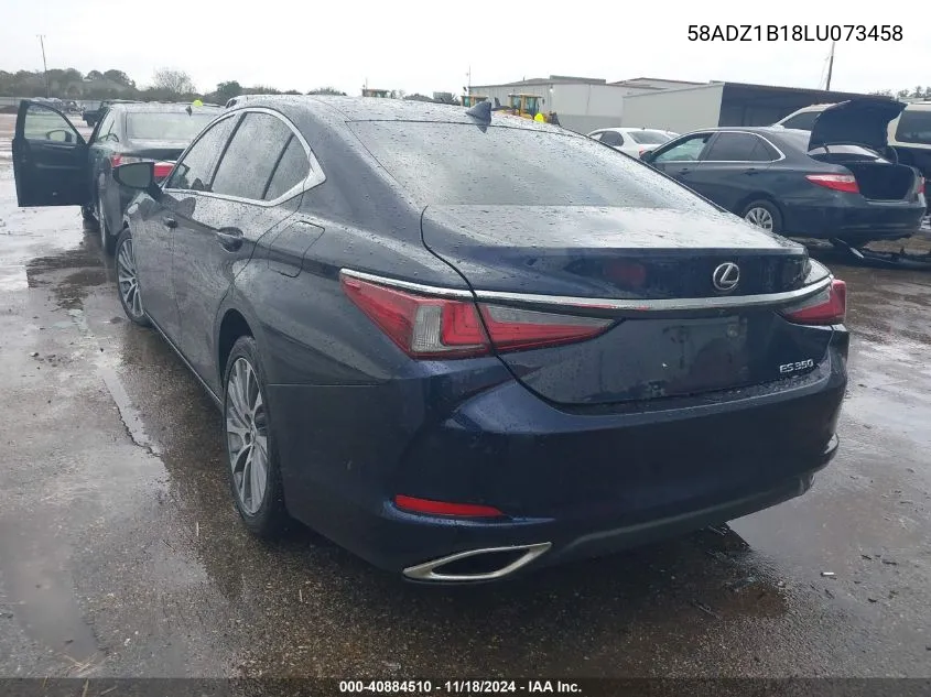 2020 Lexus Es 350 VIN: 58ADZ1B18LU073458 Lot: 40884510