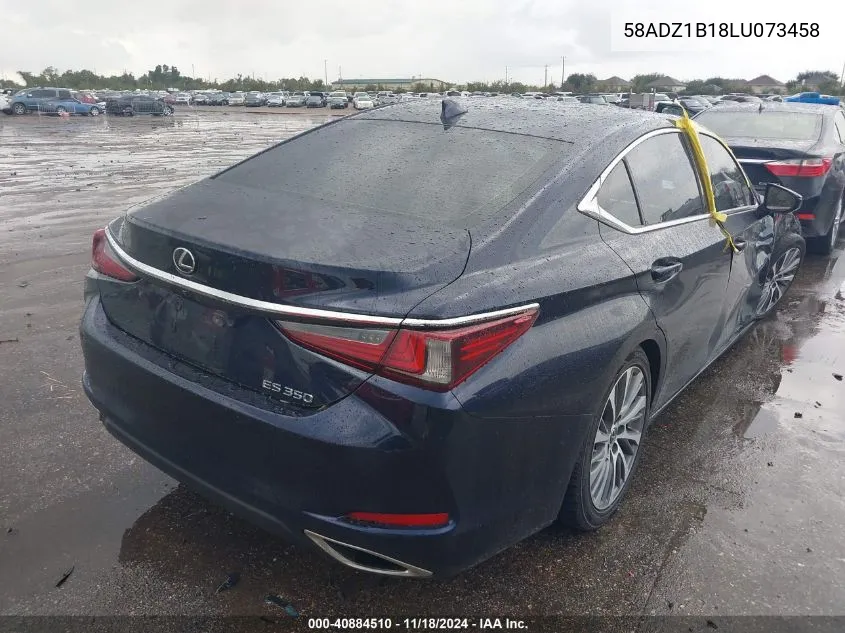 2020 Lexus Es 350 VIN: 58ADZ1B18LU073458 Lot: 40884510