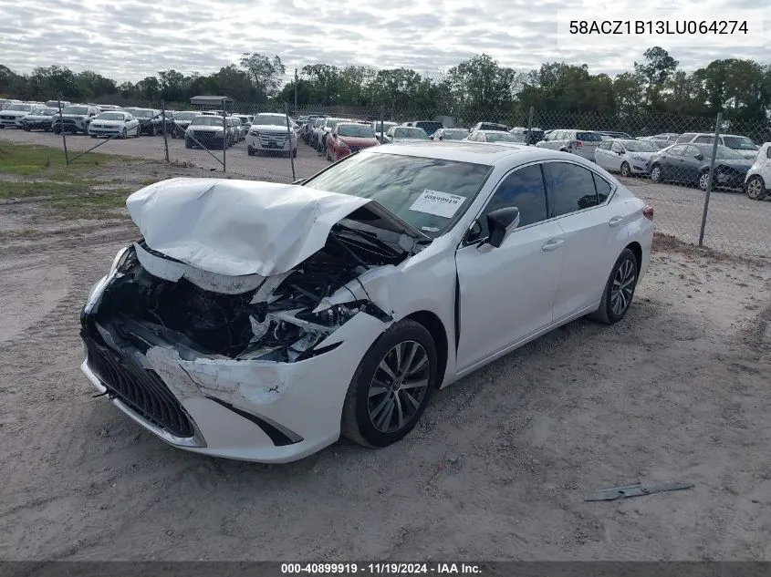 2020 Lexus Es 350 VIN: 58ACZ1B13LU064274 Lot: 40899919