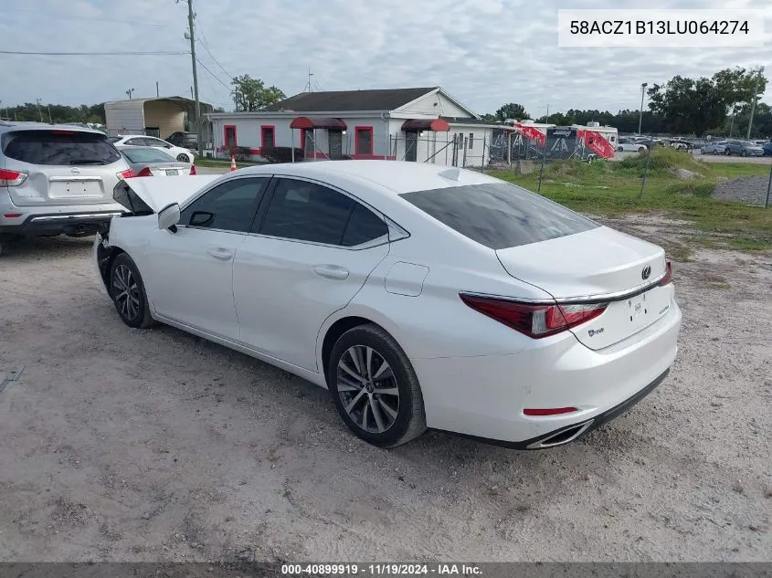 2020 Lexus Es 350 VIN: 58ACZ1B13LU064274 Lot: 40899919