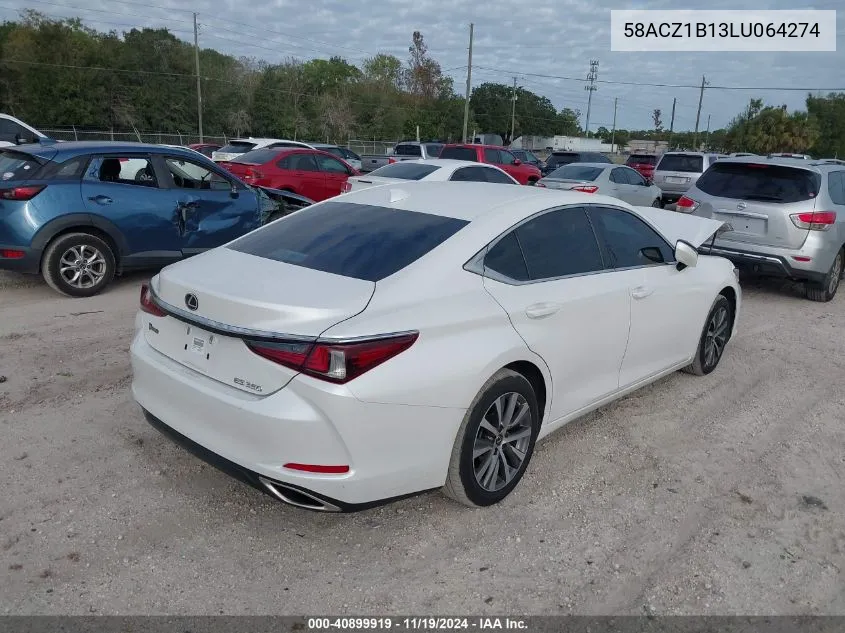 2020 Lexus Es 350 VIN: 58ACZ1B13LU064274 Lot: 40899919