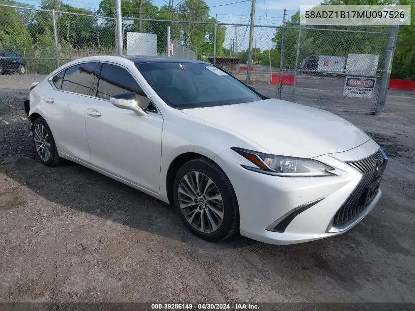 58ADZ1B17MU097526 2021 Lexus Es 350