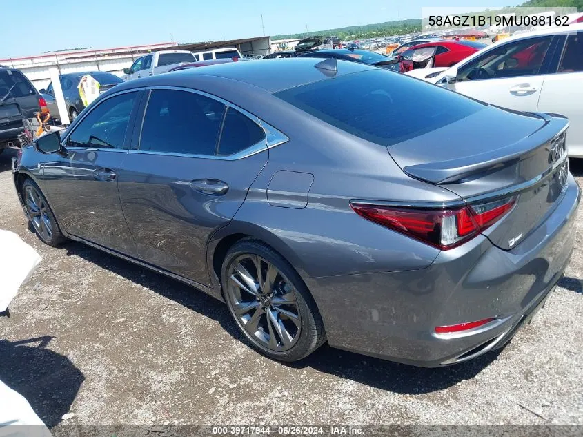 2021 Lexus Es 350 F Sport VIN: 58AGZ1B19MU088162 Lot: 39717944