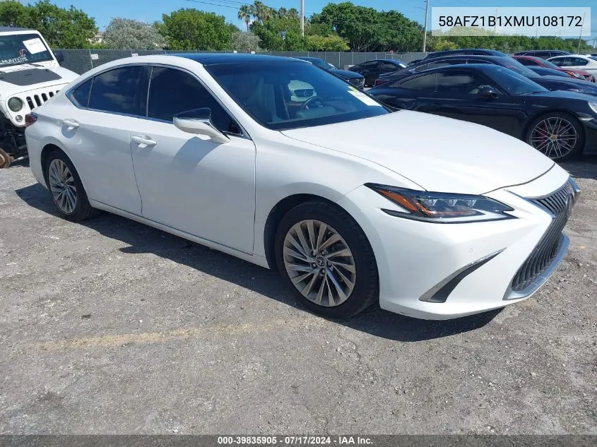 58AFZ1B1XMU108172 2021 Lexus Es 350 Ultra Luxury