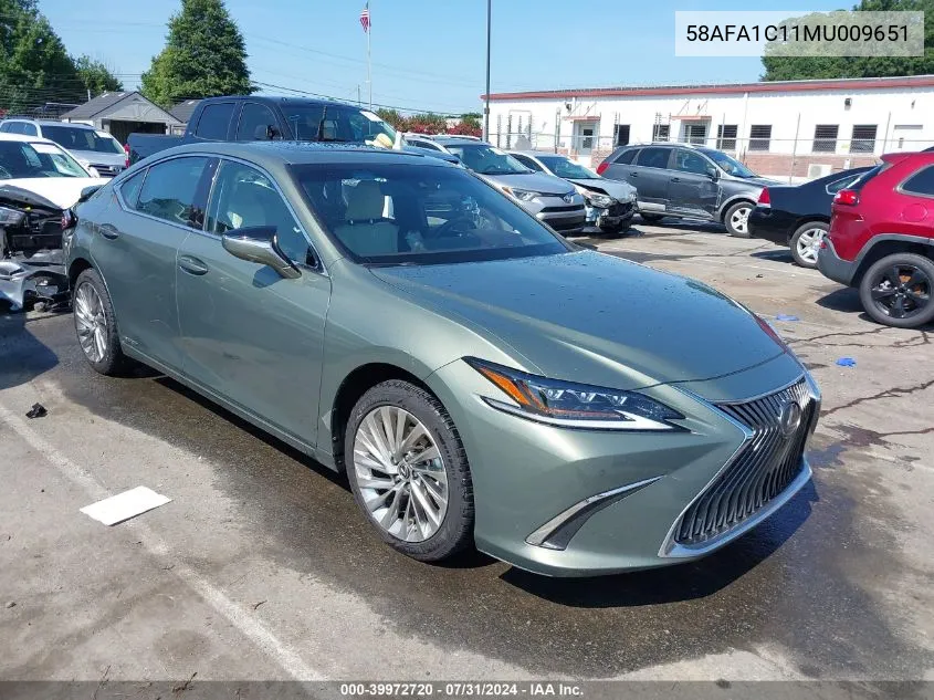 58AFA1C11MU009651 2021 Lexus Es 300H Ultra Luxury