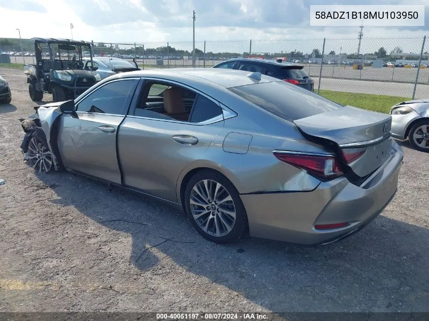 58ADZ1B18MU103950 2021 Lexus Es 350