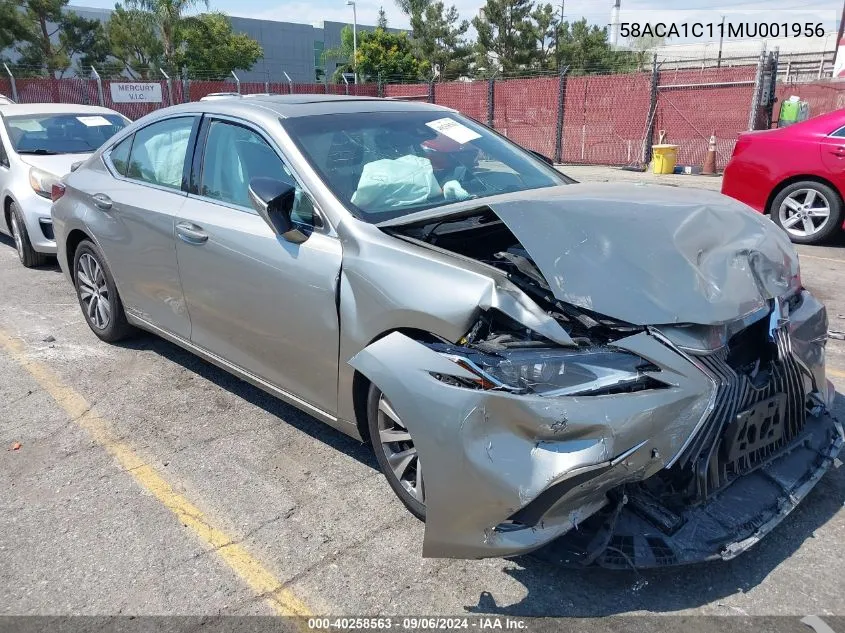 2021 Lexus Es 300H VIN: 58ACA1C11MU001956 Lot: 40258563