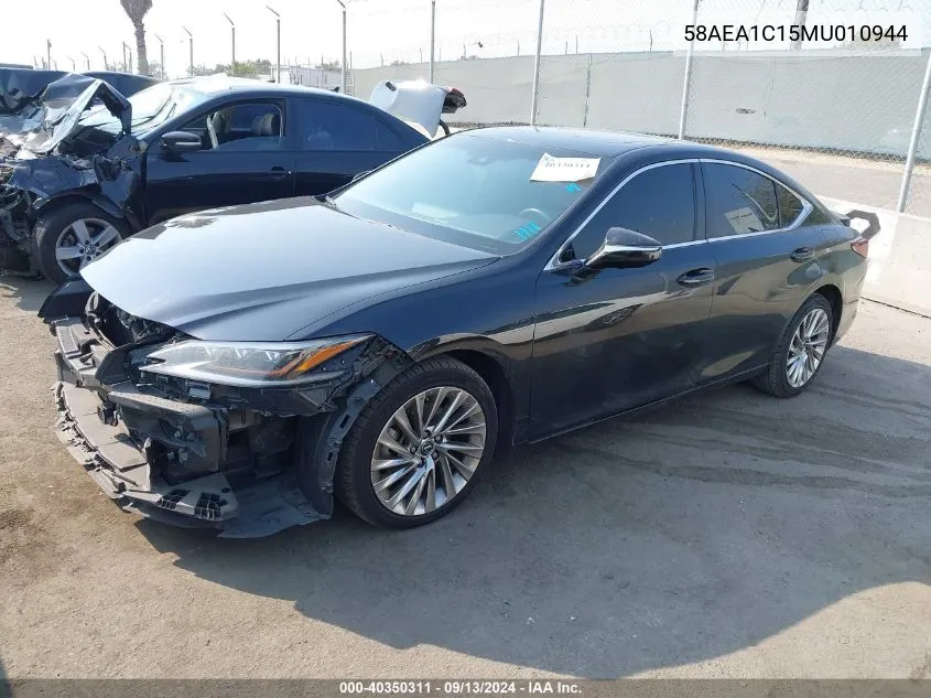 58AEA1C15MU010944 2021 Lexus Es 300H Luxury