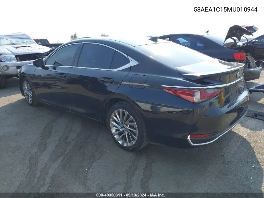 58AEA1C15MU010944 2021 Lexus Es 300H Luxury