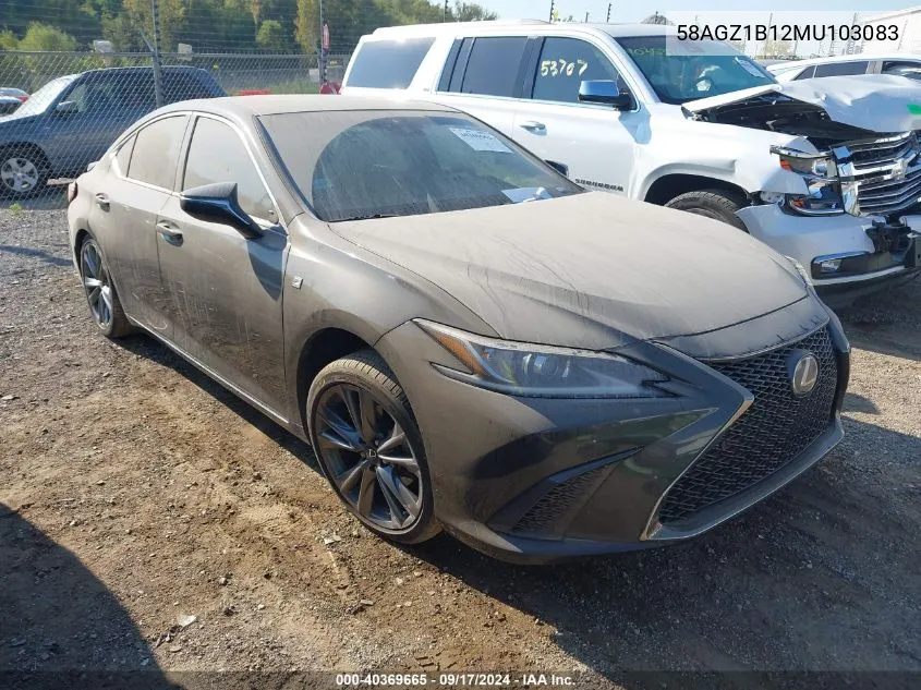 58AGZ1B12MU103083 2021 Lexus Es 350 F Sport