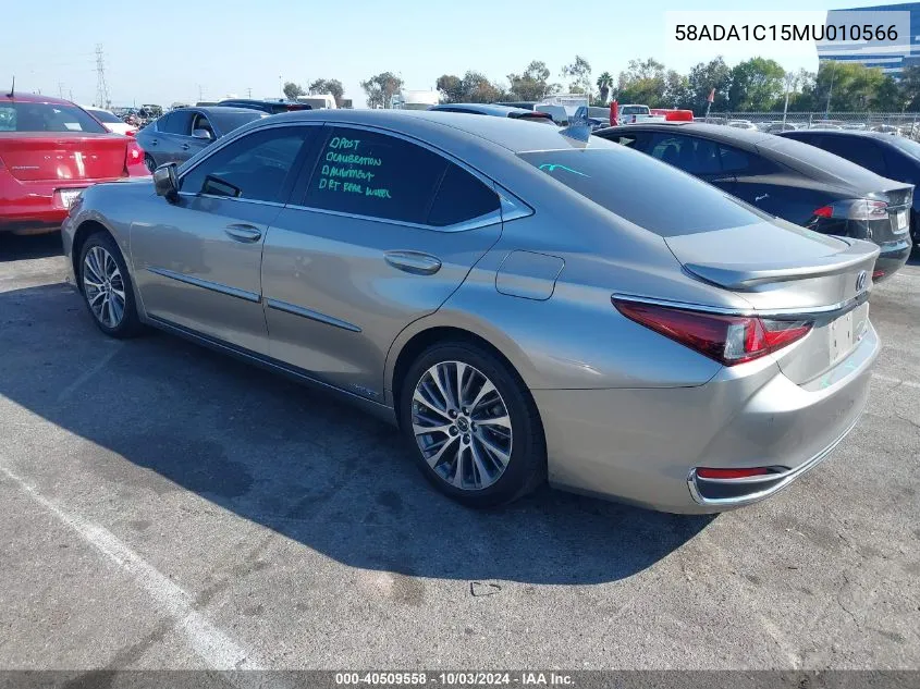 58ADA1C15MU010566 2021 Lexus Es 300H