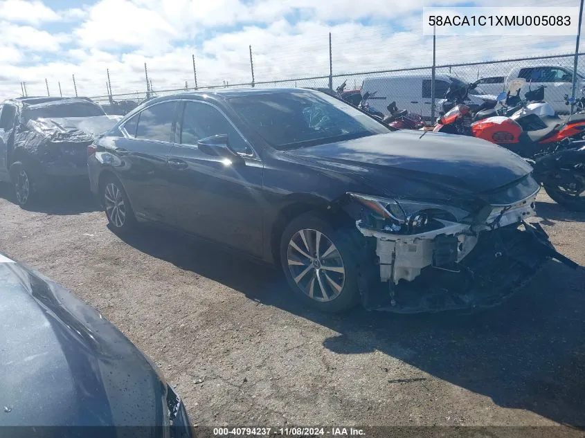 2021 Lexus Es 300H VIN: 58ACA1C1XMU005083 Lot: 40794237